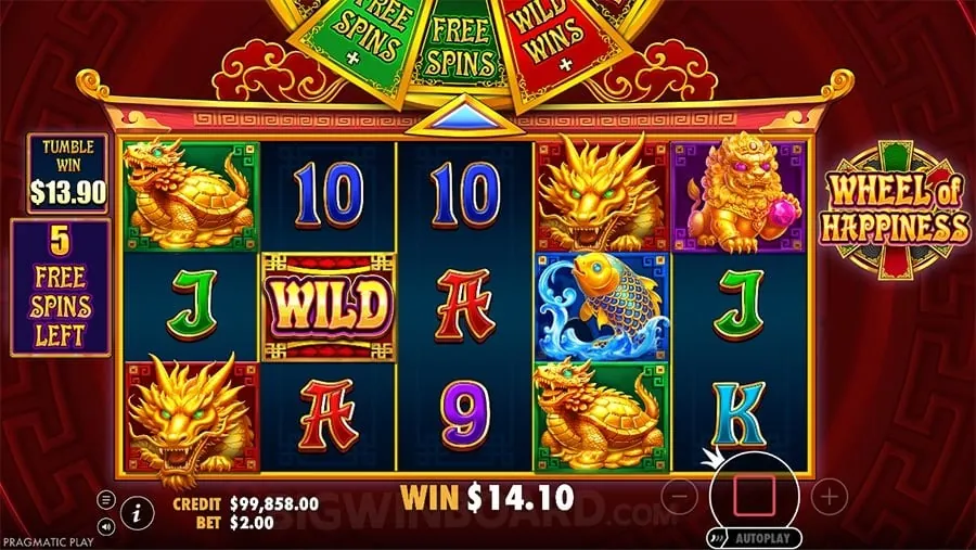 Person playing online casino game